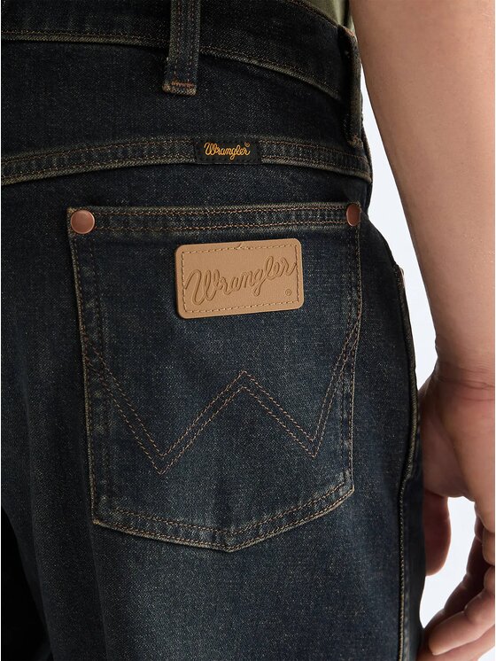 Wrangler Wrangler Szorty jeansowe COWBOY SHORTS Szary Regular Fit