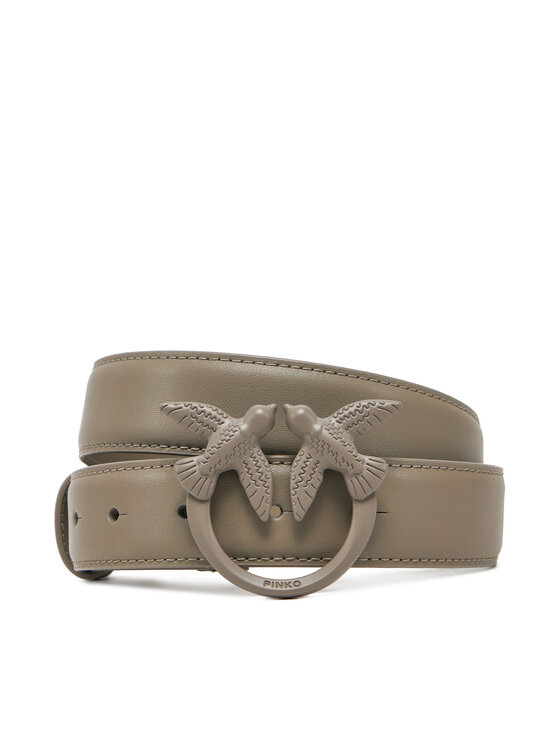 PINKO PINKO Pásek Love Berry H3 Belt PE 25 PLT01 100125 A1K2 Šedá