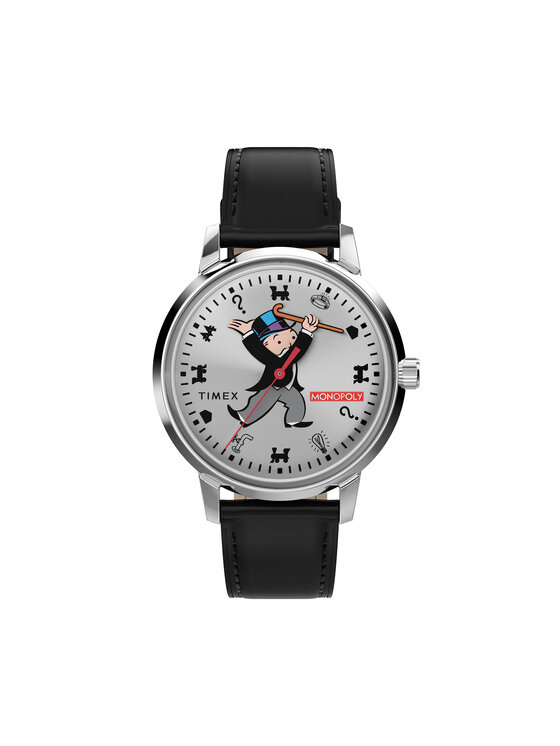 Timex Timex Ročna ura Lab Collab Automatic TW2Y46900 Črna