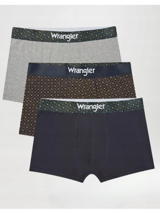 Wrangler Wrangler Bokserki Winchell 3 Pack Cotton Elastane Trunks Kolorowy
