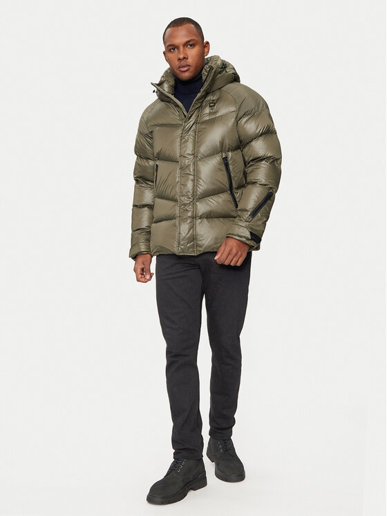 Blauer Blauer Зимно яке 24WBLUC02234 Зелен Regular Fit