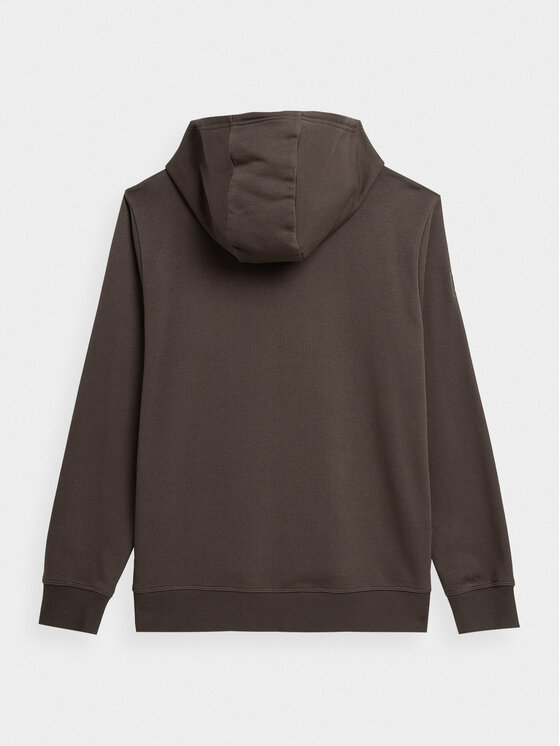 4F 4F Felpa 4FAW23TSWSM688 Marrone Regular Fit