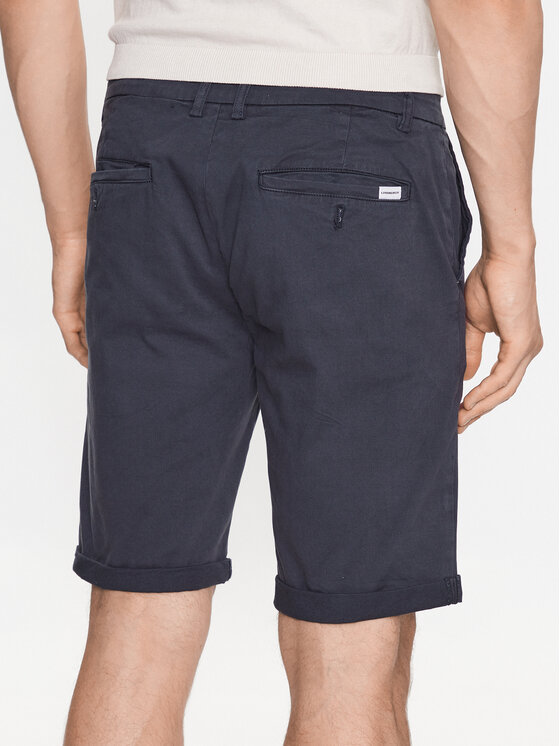 Lindbergh Lindbergh Pantalon scurți din material 30-505044 Albastru Slim Fit