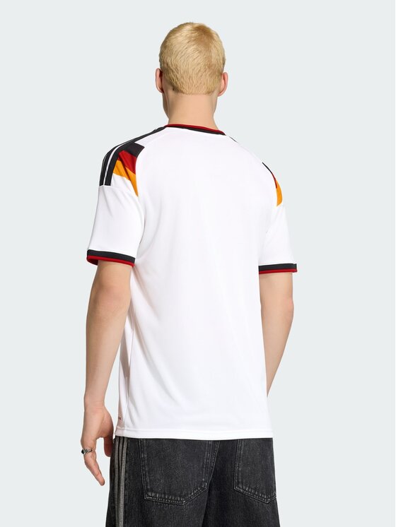 adidas adidas Koszulka techniczna Germany 26 Home Jersey Biały Slim Fit