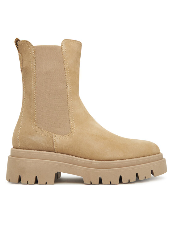 Tamaris Tamaris Kotníková obuv s elastickým prvkem 1-25992-41 Béžová