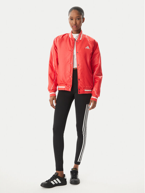 adidas adidas Bomber striukė Stadium JZ6921 Raudona Loose Fit