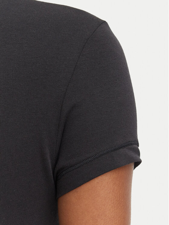Tommy Hilfiger Tommy Hilfiger Marškinėlių komplektas UW0UW06657 Juoda Slim Fit