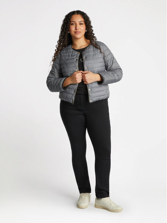 Fiorella Rubino Fiorella Rubino Giubbotto piumino F424T001319N0Z3 Nero Boxy Fit