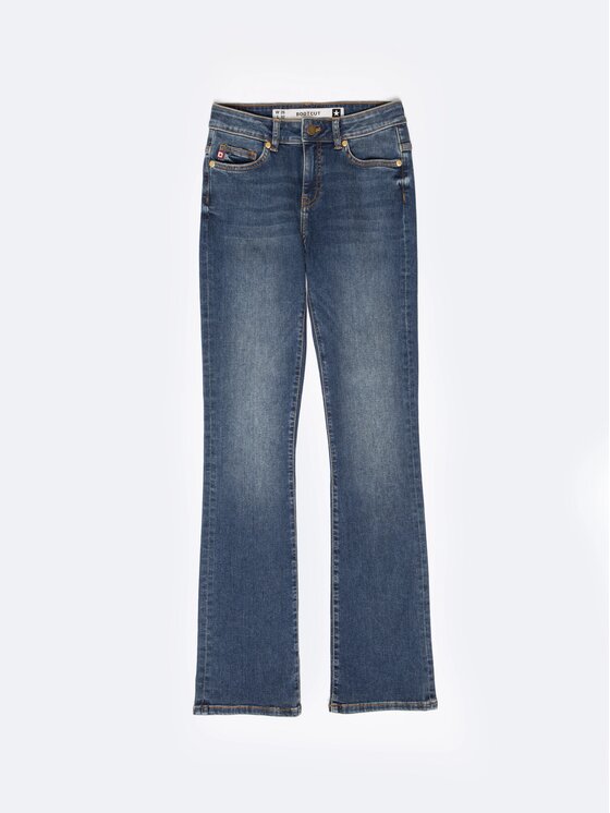BIG STAR BIG STAR Jeansy ADELA_BOOTCUT_536_190 Granatowy Bootcut Fit