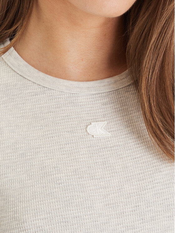 Calvin Klein Jeans Calvin Klein Jeans топ LV047F232G Бежов Regular Fit