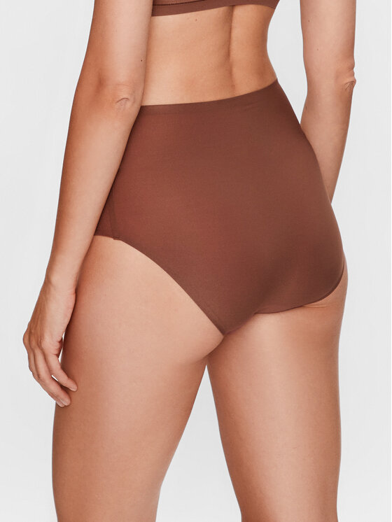 Chantelle Chantelle Figi klasyczne z wysokim stanem Soft Stretch C26470 Brązowy