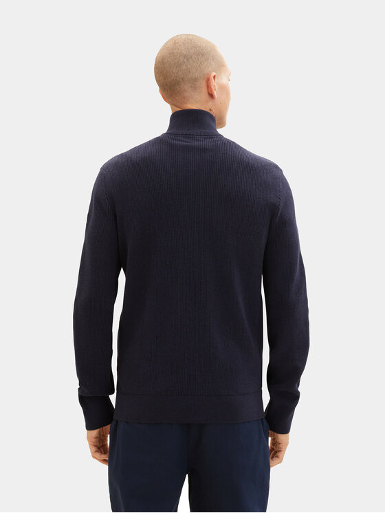 Tom Tailor Tom Tailor Sweter 1038317 Granatowy Regular Fit