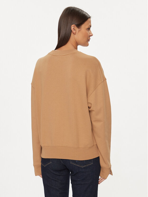 BOSS Boss Felpa Econa 50508499 Beige Relaxed Fit