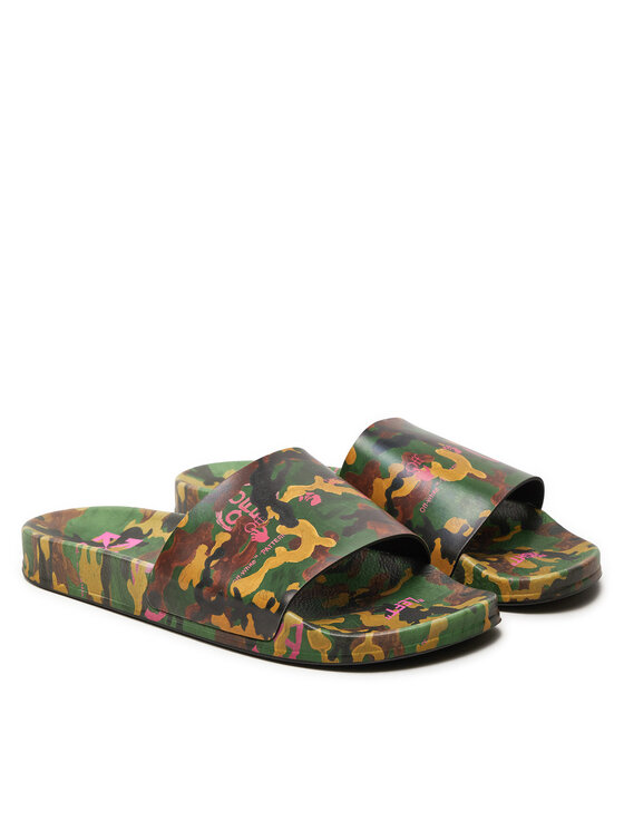 Off-White Off-White Шльопанці OMIC001S22MAT0065700 Зелений