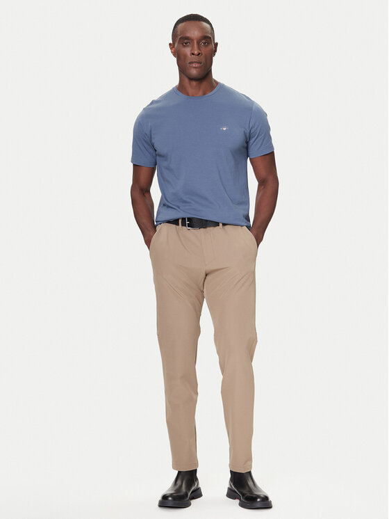 Gant Gant Футболка 2004080 Голубий Regular Fit