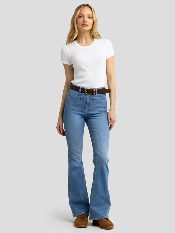 BIG STAR BIG STAR Jeansy SOPHIE Niebieski Bootcut Fit