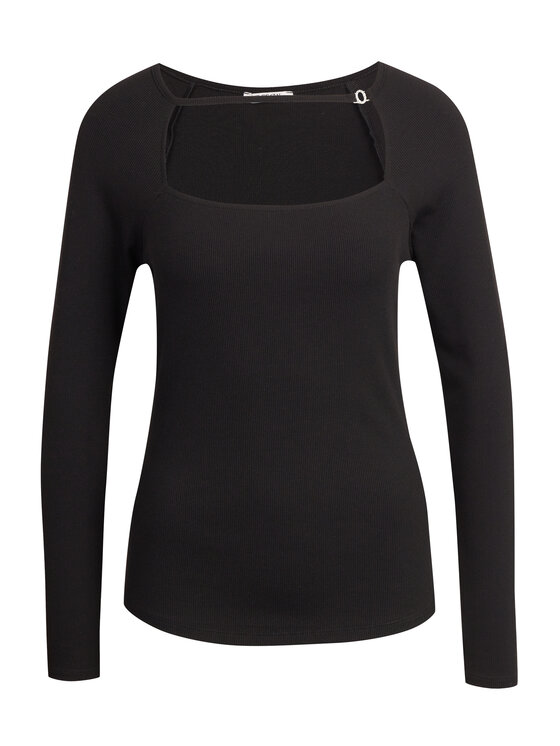 Orsay Orsay Bluzka 1000141660000__XL Czarny Slim Fit