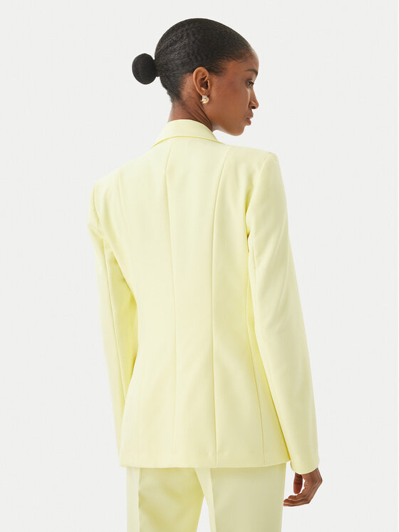 Maryley Maryley Giacca da abito 26EB139/43LE Giallo chiaro Regular Fit