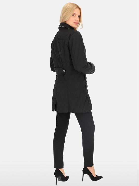 Perso Perso Dámska bunda BLH610115F Čierna Regular Fit