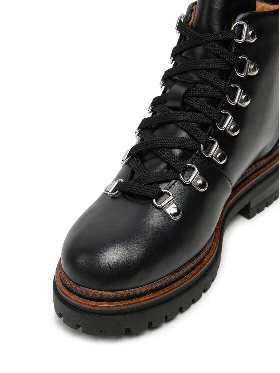 Weekend Max Mara Weekend Max Mara Trapper stila apavi 2425796115600 Melns