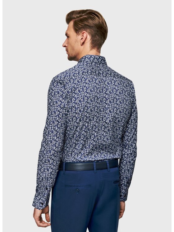 Pako Lorente Pako Lorente Koszula P26SF-1X-060 Granatowy Slim Fit
