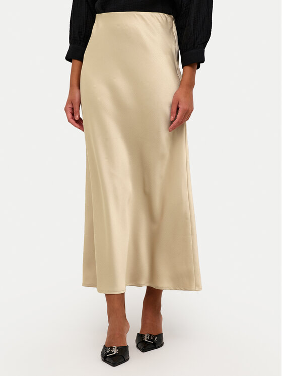 Kaffe Kaffe Maxi sukně Lotte 10508853 Béžová Regular Fit