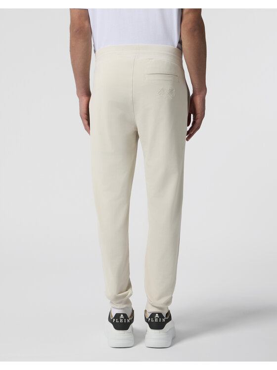 PHILIPP PLEIN PHILIPP PLEIN Spodnie dresowe 24547 Beżowy Jogger Fit