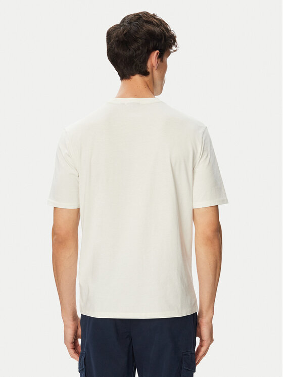 Napapijri Napapijri T-särk  S-Badge NP0A8949 Valge Regular Fit