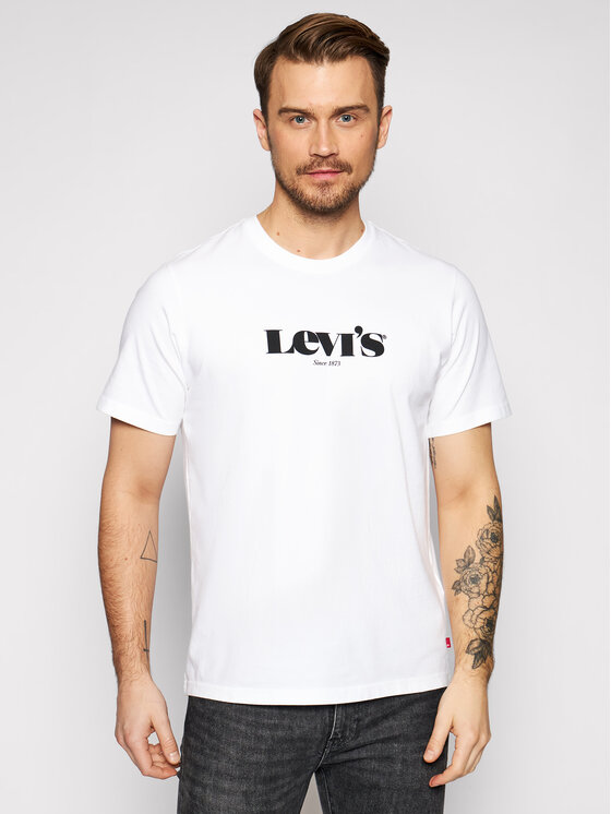 Levi's® T-Shirt Tee 16143-0083 Biały Relaxed Fit
