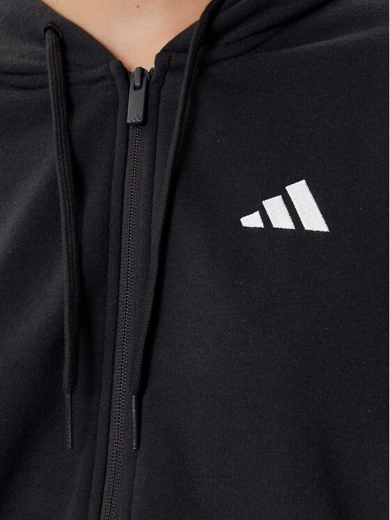 adidas adidas Majica dugih rukava Essentials 3-Stripes JE0052 Crna Regular Fit
