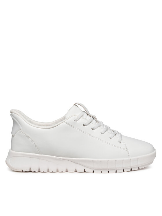 Geox Geox Sneakersy D Flextride Plus D567SA 09B15 C1000 Biały