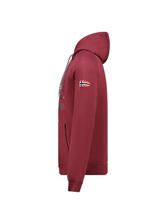 Geographical Norway Geographical Norway Bluza WZ3006H/GN-Burgundy Bordowy Regular Fit