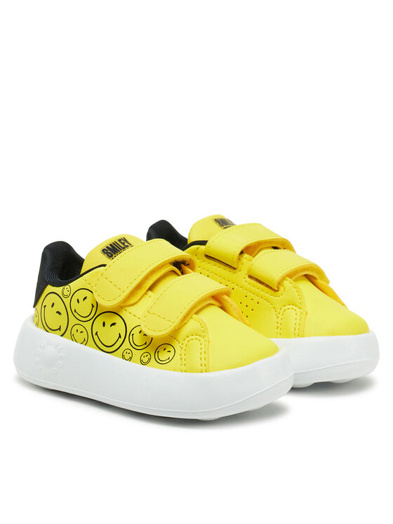 adidas adidas Sneakersy Smiley Advantage JI0501 Żółty