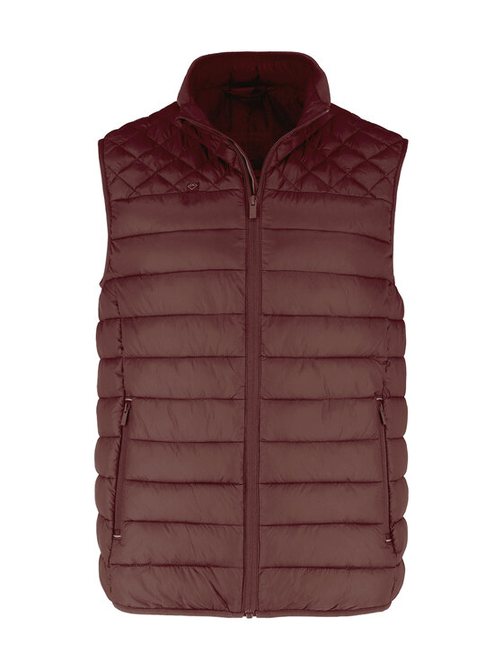Volcano Volcano Kamizelka V-MER Czerwony Regular Fit