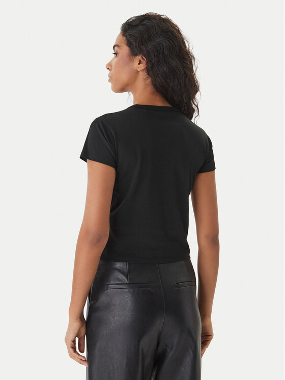 HUGO HUGO Tricou Dichroma_B 50560769 Negru Slim Fit