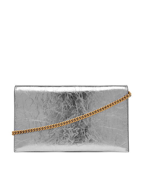PINKO PINKO Сумка Flat Purse Mini AI 25-26 PCPL 105347 A2OT Срібний