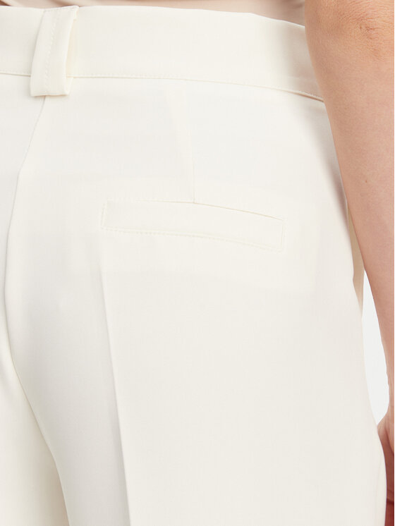 Maryley Maryley Pantaloni di tessuto 25EB537/M26/43VA Écru Regular Fit