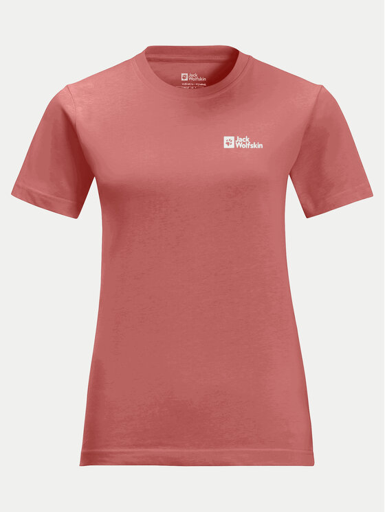 Jack Wolfskin Jack Wolfskin T-shirt Essential 1808352 Ružičasta Regular Fit