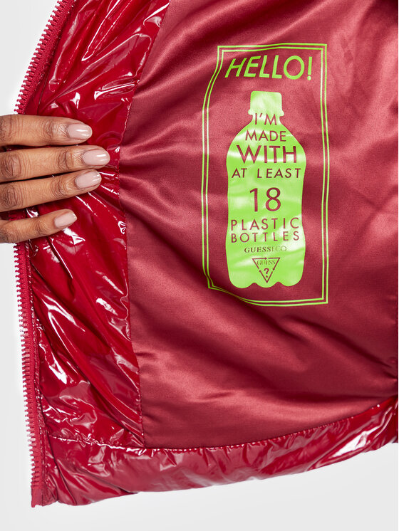 Guess Guess Giubbotto invernale Karine W2BL44 WEWQ0 Rosso Regular Fit