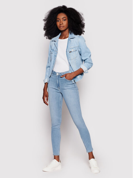 Lee Lee Jeansy Ivy L32EKJZW 112107408 Niebieski Skinny Fit
