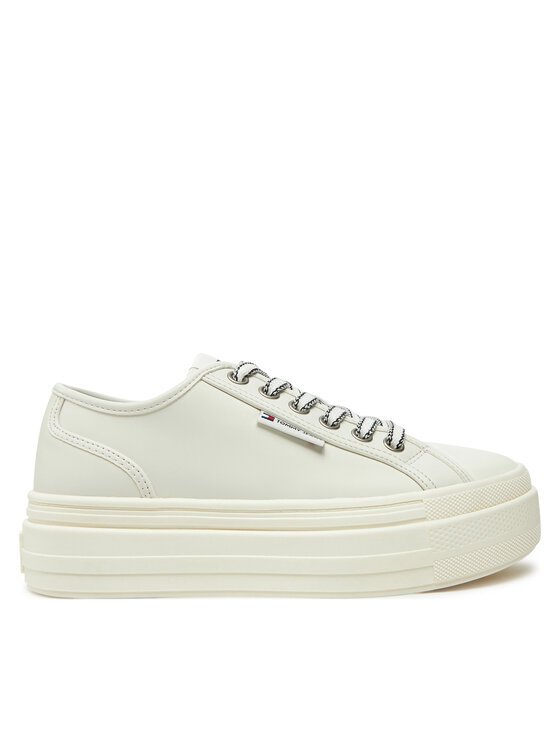 Tommy Jeans Plátenky Foxing EN0EN02714 Écru