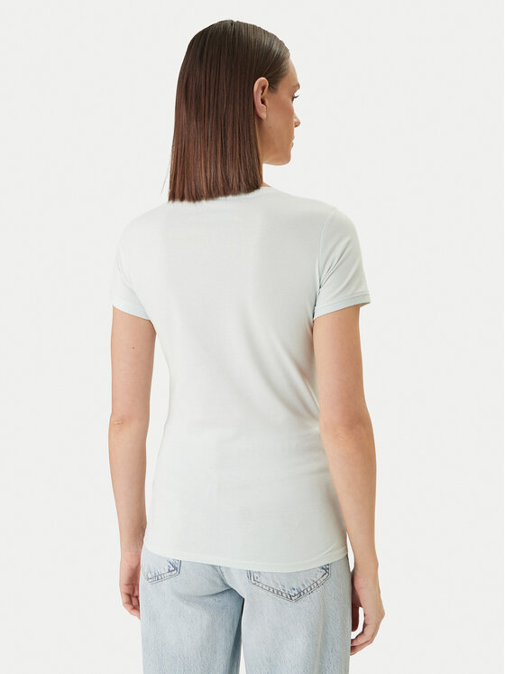 Guess Guess Tricou W2YI45 J1314 Verde Slim Fit