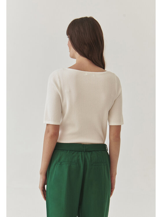 TATUUM TATUUM Sweter RIBA Kremowy
