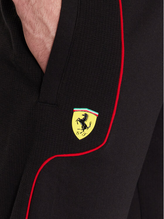 Puma Puma Pantaloni da tuta Ferrari Race 538165 Nero Regular Fit
