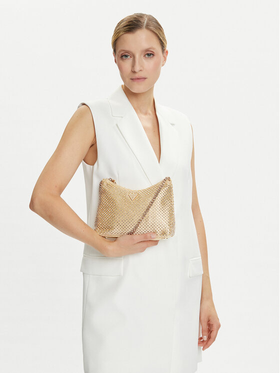 Guess Guess Дамска чанта HWCE93 50170 Златист