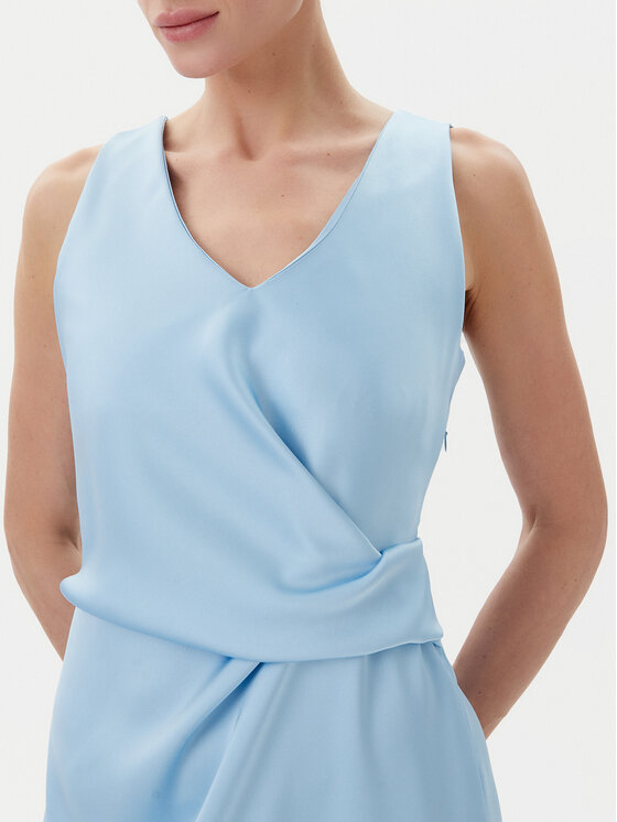Rinascimento Rinascimento Rochie cocktail CFC0122928003 Albastru celest Regular Fit