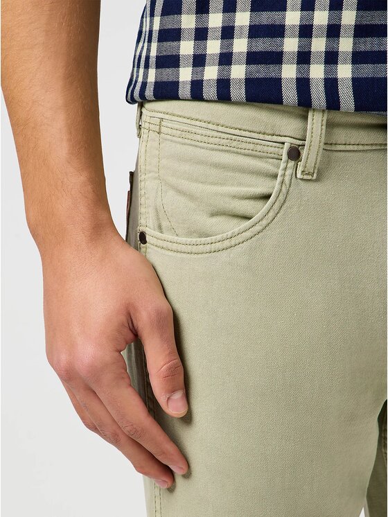 Wrangler Wrangler Pantaloni di tessuto GREENSBORO Verde Regular Fit