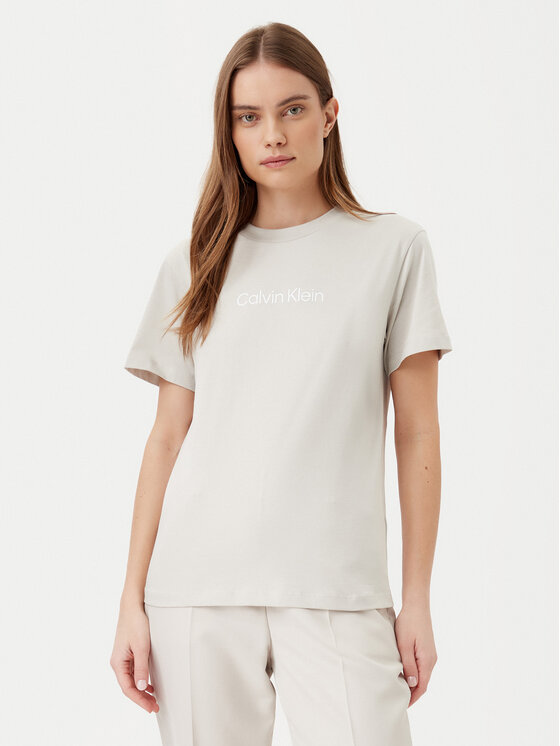 Calvin Klein T-krekls Hero Logo K20K205448 Bēšs Regular Fit