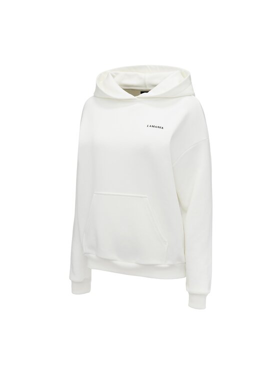 La Mania La Mania Felpa TRACK Bianco Classic Fit