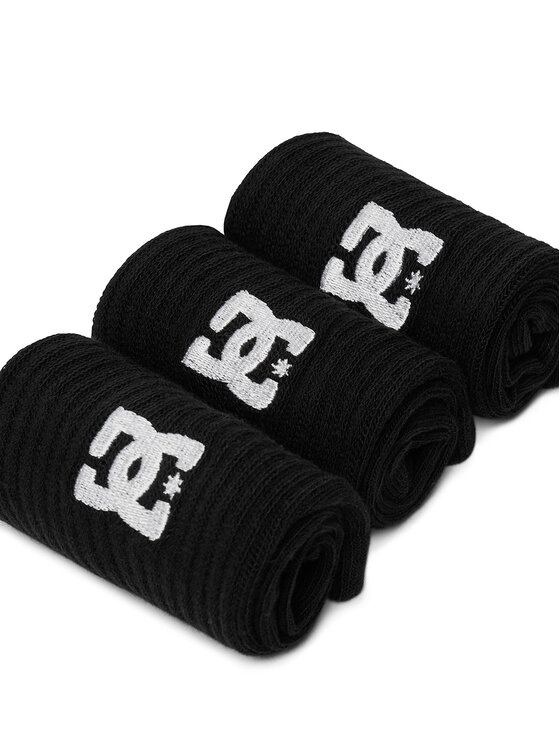 DC DC Κάλτσες AS_DC_01W_SS25 (3-PACK) Μαύρο